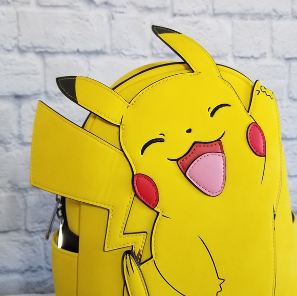 Loungefly Pikachu Pokemon Cosplay Electric Type Mini Backpack Bag New - Picture 2 of 16
